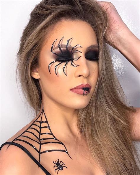 Creepy Spider Makeup For Halloween 2020 - The Glossychic