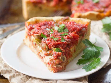 Loaded Vegan Deep Dish Pizza - Connoisseurus Veg