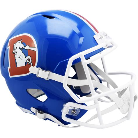 Denver Broncos 1975-96 Throwback Replica Football Helmet – The Speedy ...