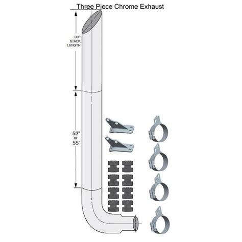 Peterbilt Exhaust Kits, Semi Truck Exhaust Kits, 359 379 389