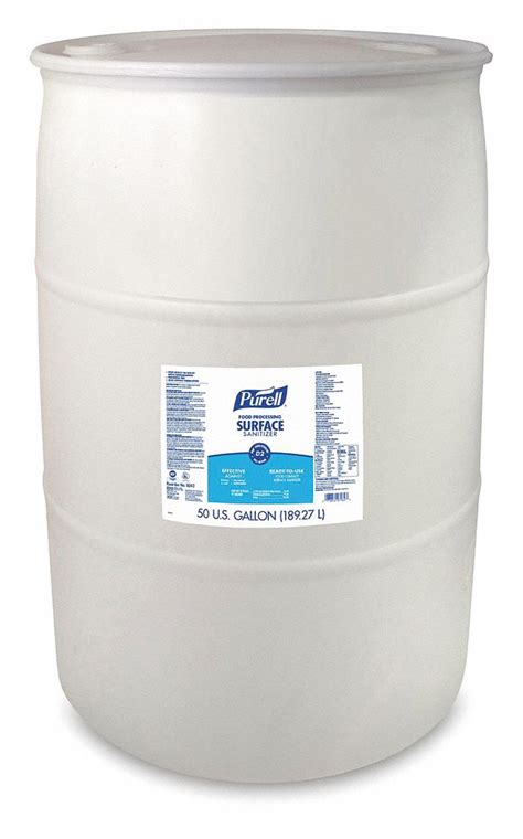 PURELL Disinfectant and Sanitizer, 50 gal Cleaner Container Size, Drum ...