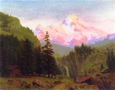 Landscape by Albert Bierstadt Oil Painting Reproduction For Sale | OilPaintings.com