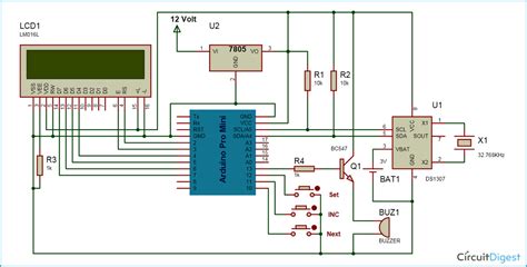 DIY Arduino Based Digital Alarm Clock Project using RTC DS1307 IC and 16x2 LCD D - DaftSex HD