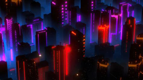 Neon Skyline Wallpapers - Wallpaper Cave