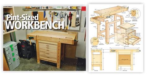 Compact Workbench Plans | Workbench plans, Workbench, How to plan