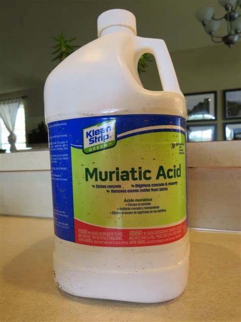 Use Muriatic Acid for Tough Concrete Offenders - Modernize