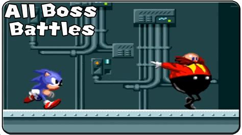 Sonic The Hedgehog All Bosses - YouTube