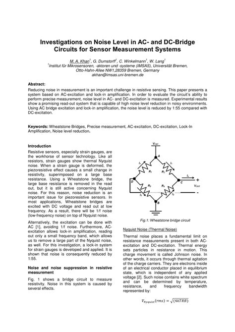 (PDF) Development of a Measuring Unit for Precise Strain Measurement with Strain Gauges