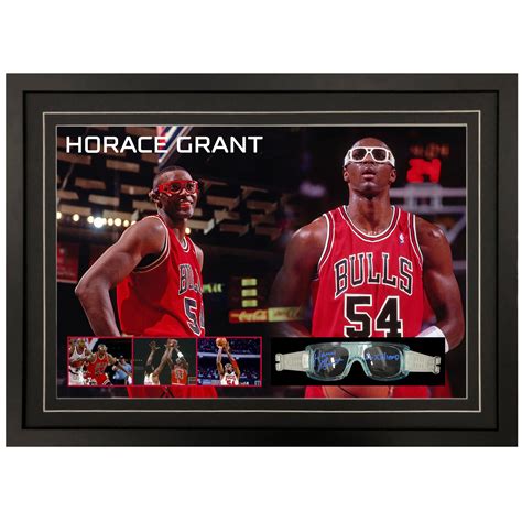 Basketball - Horace Grant Signed & Framed Basketball Goggles (JSA COA) | Taylormade Memorabilia ...