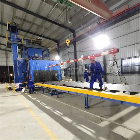 Steel plate shot blasting machine introduction - QINGDAO QINGGONG ...