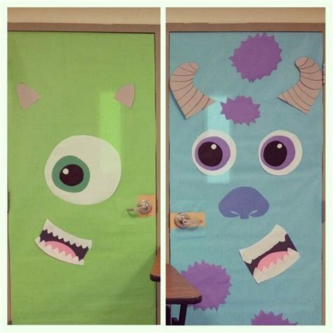 Monsters Inc Halloween Door Decorating