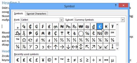 Keyboard Symbols Glossary