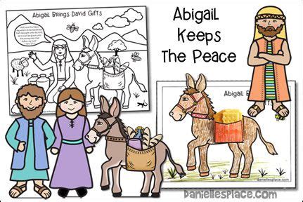 Abigail, David, and Nabal Bible Lesson with Bible Crafts, Bible Activities, and Bible Review ...