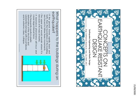 2- Concepts of an Earthquake Resistant Design - CONCEPTS ON EARTHQUAKE ...