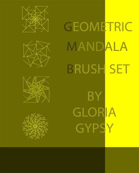 Geometric Mandala Brush Set by gloriagypsy on DeviantArt