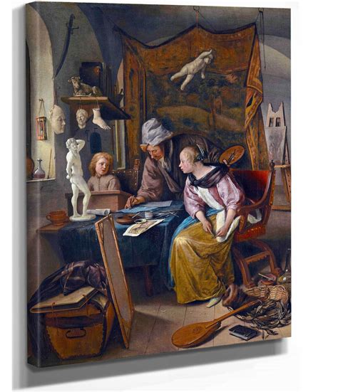 The Drawing Lesson by Jan Steen Print from Truly Art