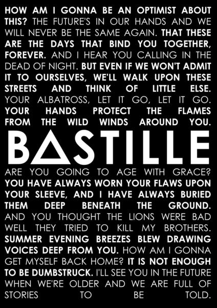 Bastille Band Quotes. QuotesGram