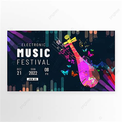 Music Festival Creative Geometric Banner Template Download on Pngtree