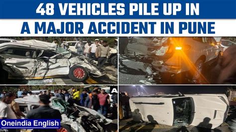 Pune Accident: 30 injured as 48 vehicles pile up on Pune-Bengaluru ...