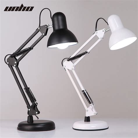 Super Bright Swing Arm Desk Lamp Clamp on Table Light with Metal Clip & E27 Bulb | eBay