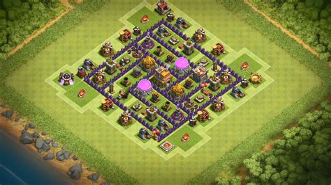 Clash Of Clans Base Buildings : Clash Of Clans - Town Hall 7 (TH7) Hybrid/Farming Base | BEST ...