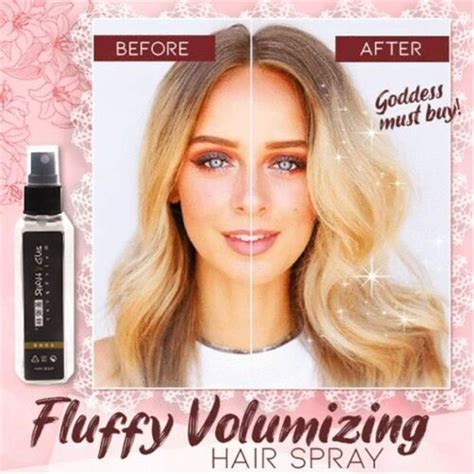 Fluffy Volumizing Hair Spray, Pump-hair Extra-volume Magic Spray, Strong Hair Styling Gel ...