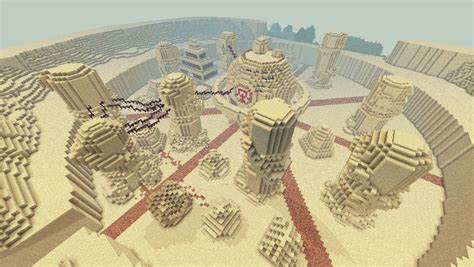 Naruto - The Hidden Sand Village (Suna) Minecraft Map