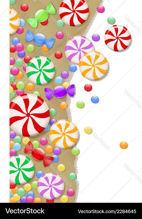 Candy background Royalty Free Vector Image - VectorStock