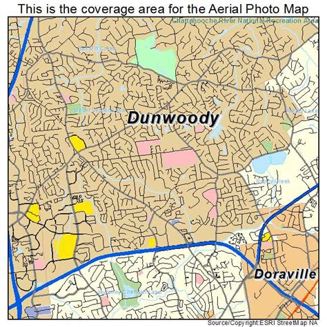 Aerial Photography Map of Dunwoody, GA Georgia