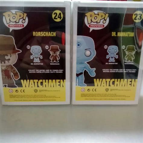 RESERVED Funko Pop EXCLUSIVE Bloody Rorschach & Doctor Manhattan Bundle, Hobbies & Toys, Toys ...