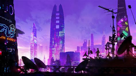 Minimalist Cyberpunk Desktop Wallpaper Cyberpunk 2077 minimalist is part of minimalist ...