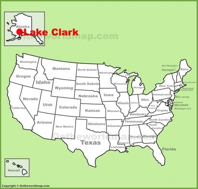 Lake Clark National Park Maps | USA | Maps of Lake Clark National Park ...