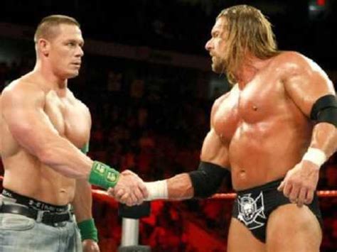 john cena vs triple h la mejor pelea - YouTube