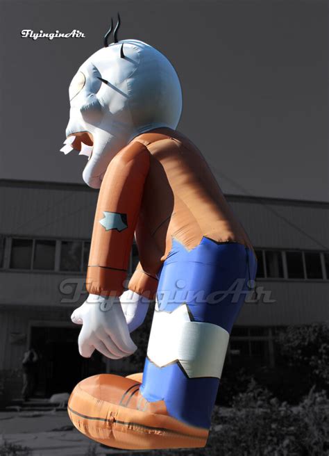 Outdoor Halloween Decorations Giant Inflatable Zombie PVZ Cartoon ...