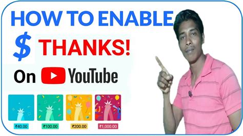 How to Enable Thanks Button on YouTube ? Super Thanks YouTube 2021 ...