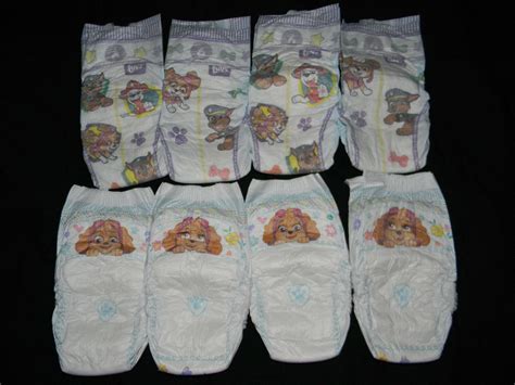 4 Luvs Paw Patrol Size 6 & 4 pull-ups Paw Patrol 4T-5T Diapers | eBay