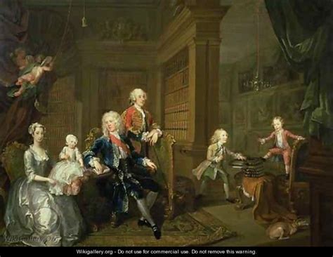 The Cholmondeley Family - William Hogarth - WikiGallery.org, the largest gallery in the world