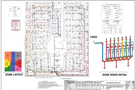 Fire sprinkler system design plan view - motoascse