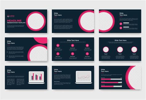 Corporate presentation slides template and startup business ...