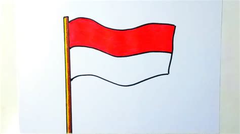 Gambar Mewarnai Bendera Indonesia - 56+ Koleksi Gambar