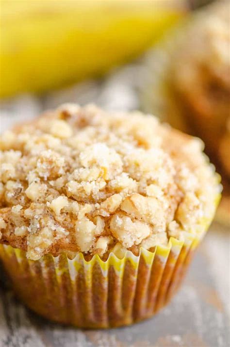 Banana Nut Streusel Muffins