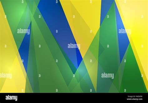 Abstract geometric brazil flag hi-res stock photography and images - Alamy