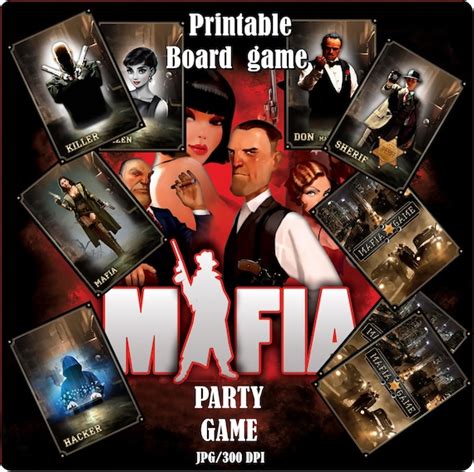 Mafia Card Game Roles - Toys Hobbies Other Card Games Poker Mafia Game Cards With Maniac ...