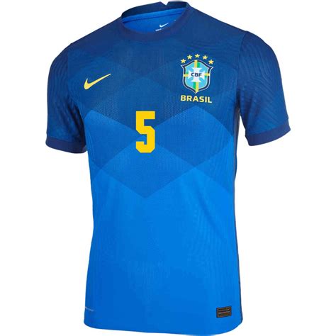 2020 Nike Casemiro Brazil Away Match Jersey - SoccerPro