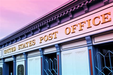 United States Post Office Sign