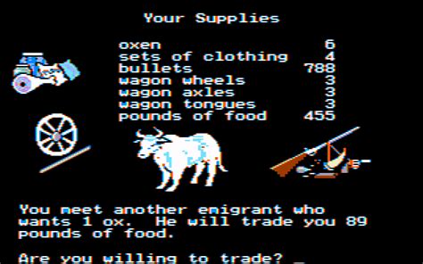 The Oregon Trail Screenshots for DOS - MobyGames