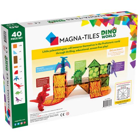 MAGNA-TILES DINO WORLD 40 PIECE SET - THE TOY STORE