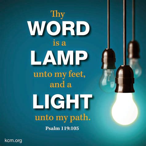 THY WORD IS A LAMP UNTO MY FEET, AND A LIGHT UNTO MY PATH. - Quotes