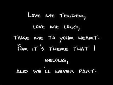 Elvis Presley - Love Me Tender (Lyrics) Chords - Chordify