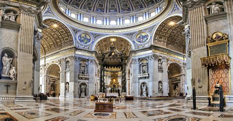 INSIDE St Peter's Basilica | A panoramic view shows the tran… | Flickr